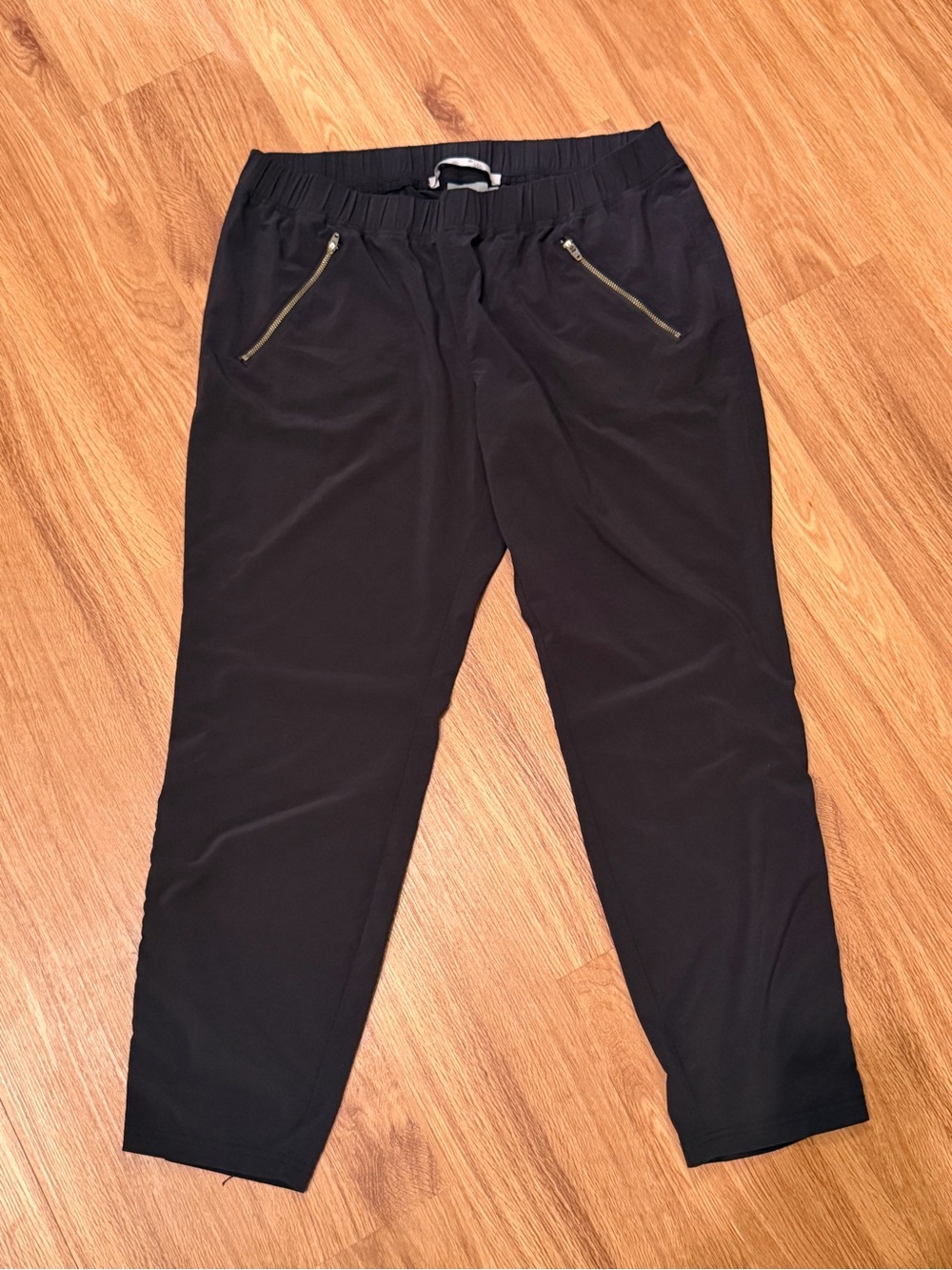 Athleta Black Zip-Pocket Joggers